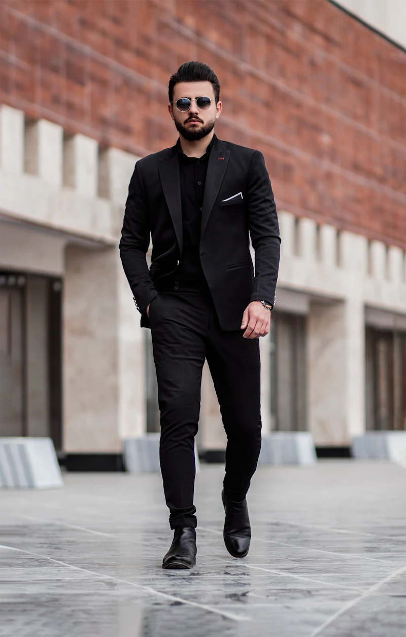 Black Business Suit